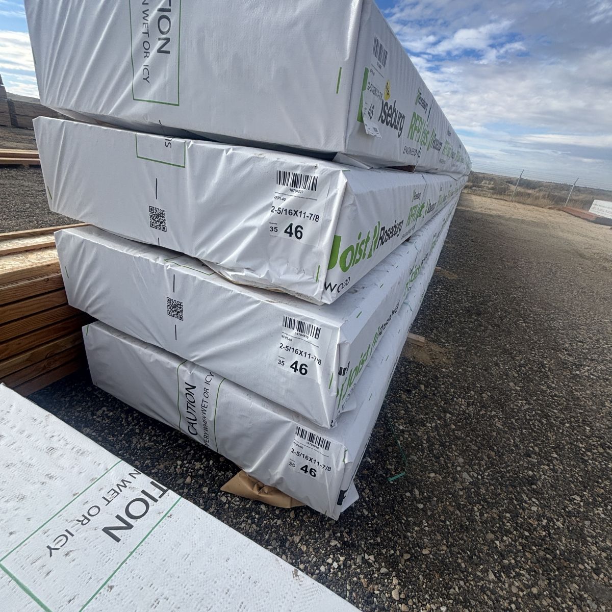 RFPI-20 I-joist bundle label