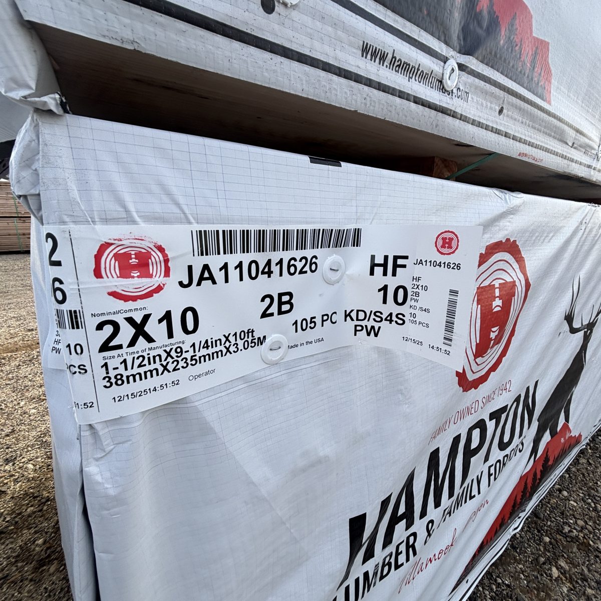 RFPI-20 I-joist bundle label