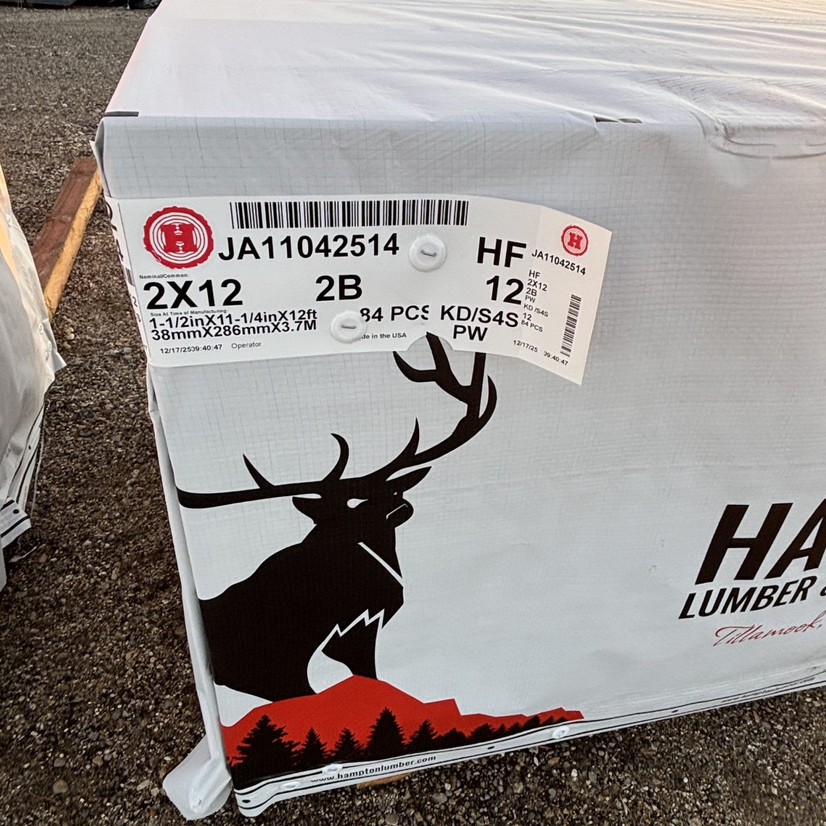 RFPI-20 I-joist bundle label