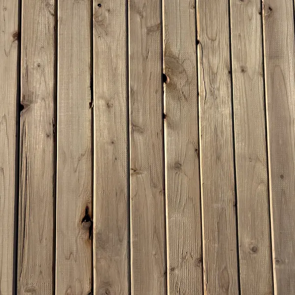 Top-down view of Hem-Fir wood texture on 2×4 #2 kiln-dried lumber showing grain pattern and surface detail
