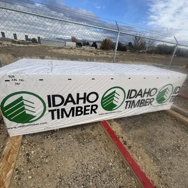 Unit of 2×6-10′ #2 kiln-dried Hem-Fir lumber staged at our Boise lumberyard