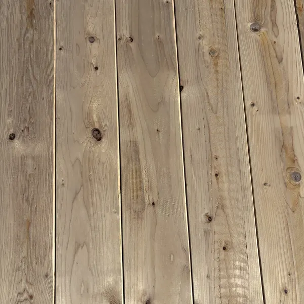 Top-down view of Hem-Fir wood texture on 2×8 #2 kiln-dried lumber showing grain pattern and surface detail